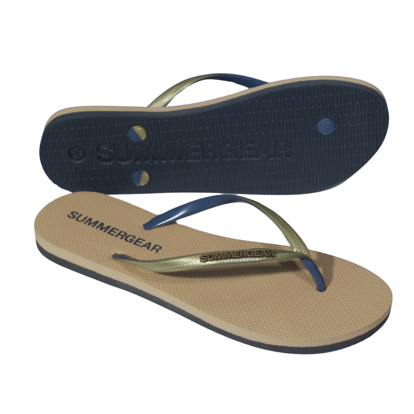 Sunsteps Slim Fit – Flip-Flops Goud/Grijs