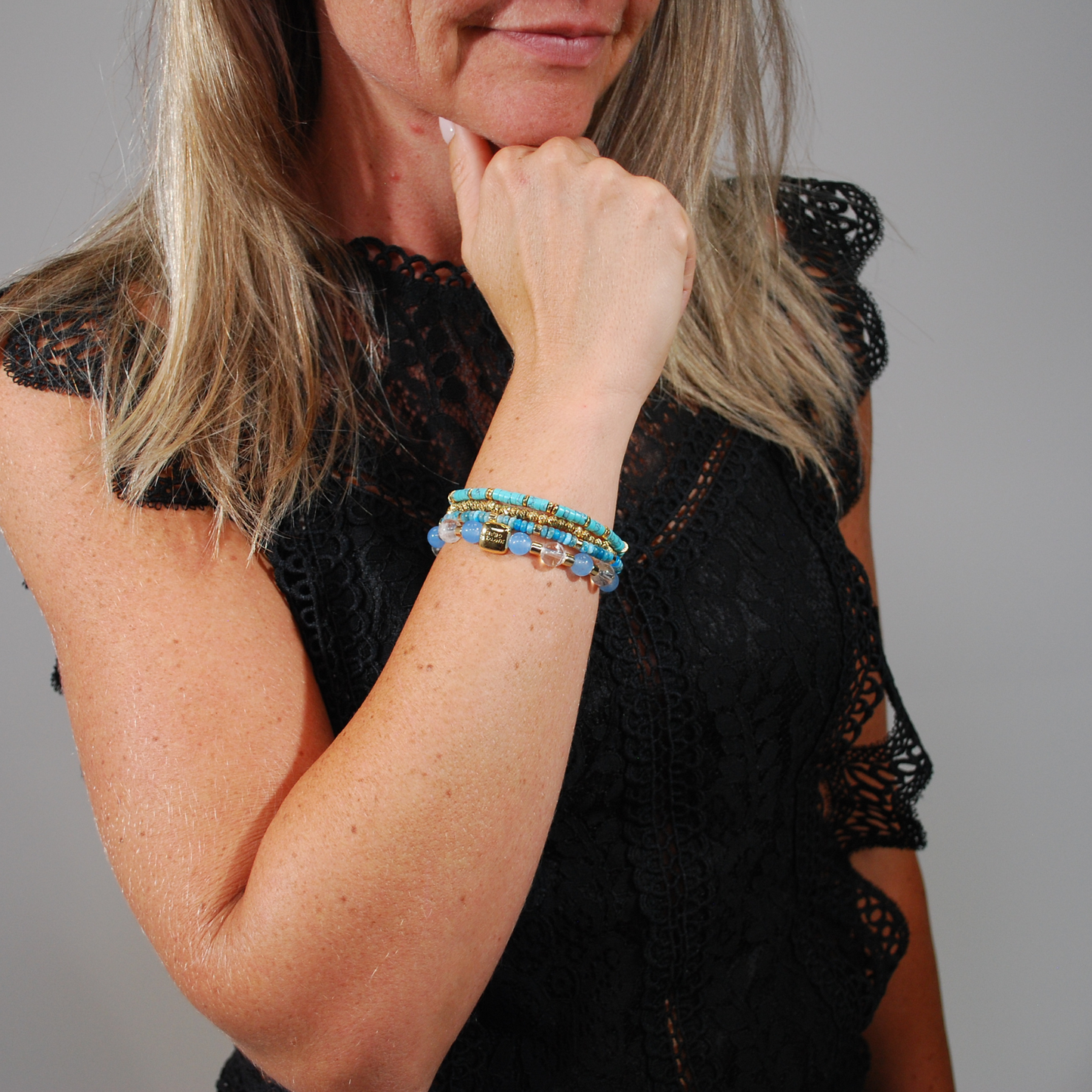 Solena armband – Blue Coast