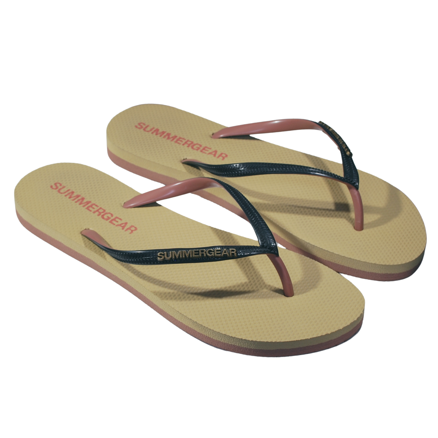 Sunsteps Slim Fit – Flip-Flops Zwart/Roze