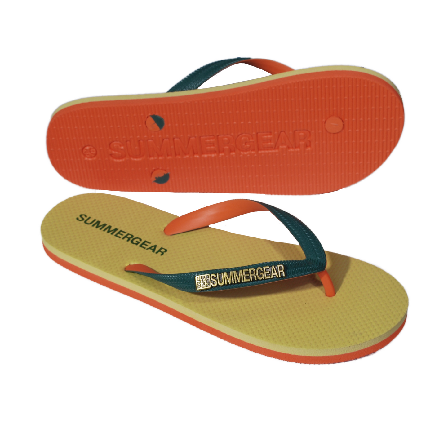Sunsteps Regular – Flip-Flops Groen/Oranje