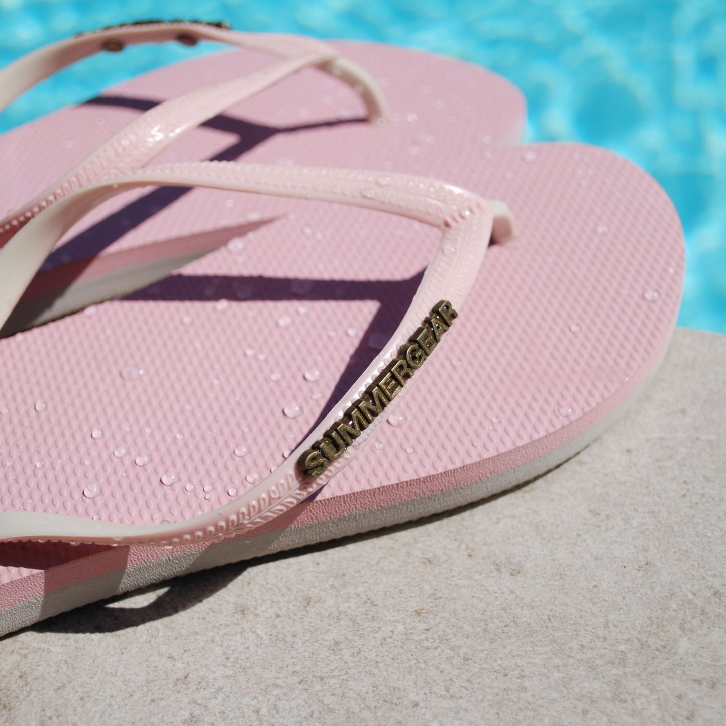 Sunsteps Slim Fit – Flip-Flops Roze/Wit