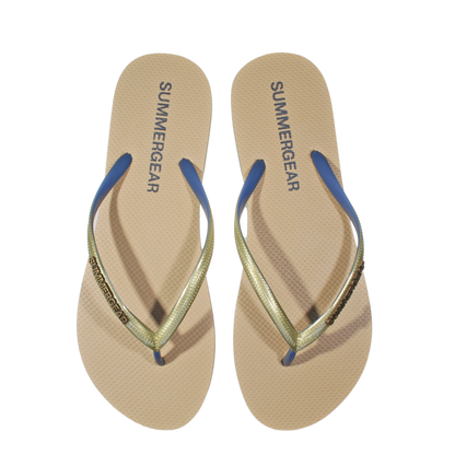 Sunsteps Slim Fit – Flip-Flops Goud/Grijs