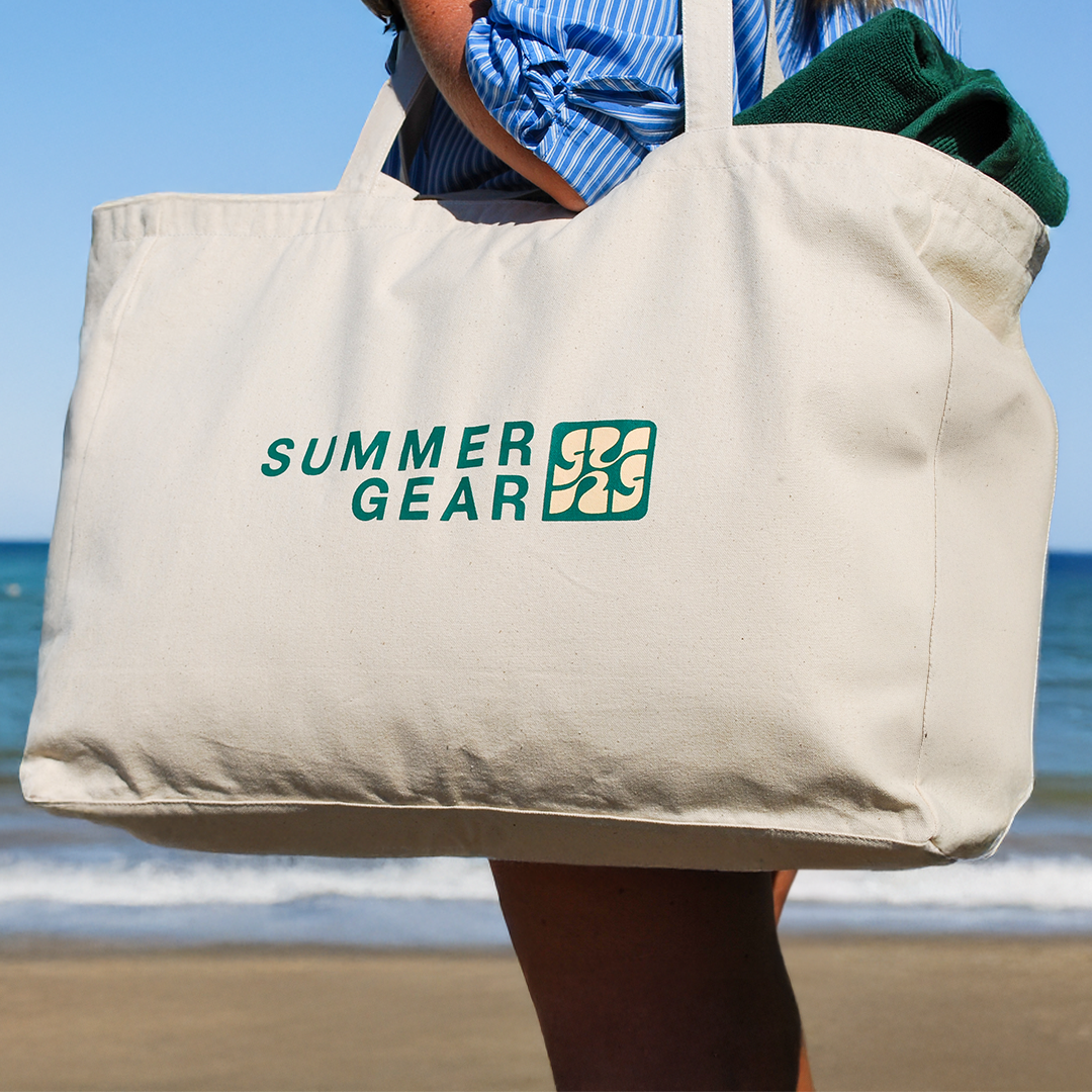 Beach Bag XL met clutch