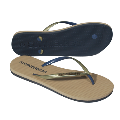 Sunsteps Slim Fit – Flip-Flops Goud/Grijs