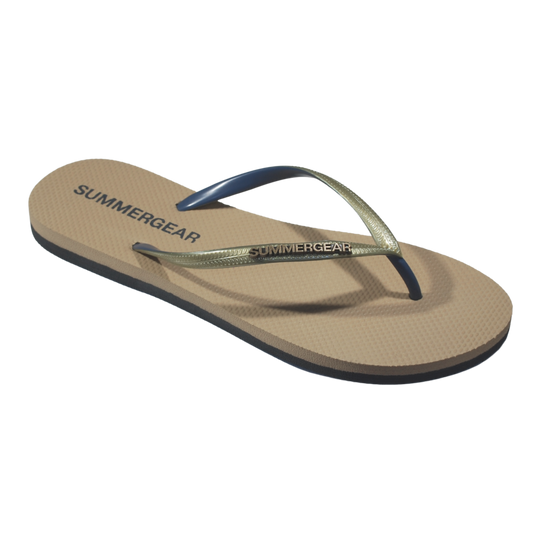Sunsteps Slim Fit – Flip-Flops Goud/Grijs