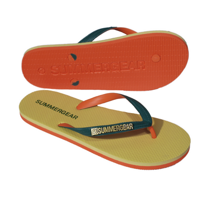 Sunsteps Regular – Flip-Flops Groen/Oranje