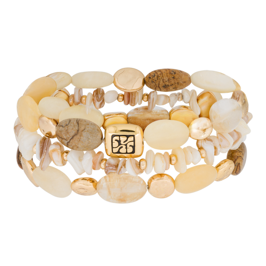 Solena armband – Sand Shell