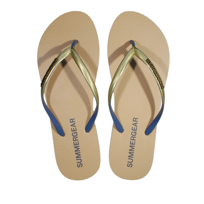 Sunsteps Slim Fit – Flip-Flops Goud/Grijs