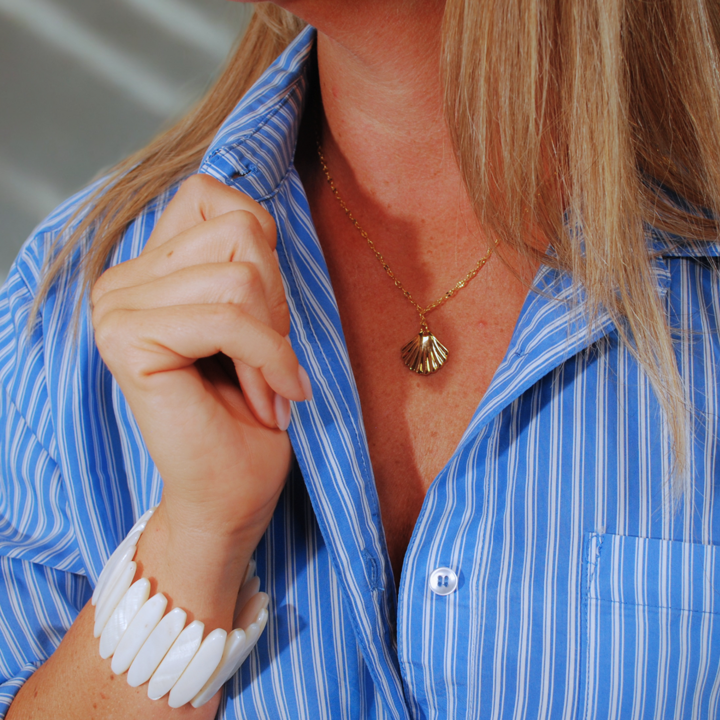 Solena ketting – Shell Halo