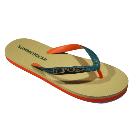 Sunsteps Regular – Flip-Flops Groen/Oranje
