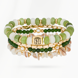 Armbandenset Jade Bloom