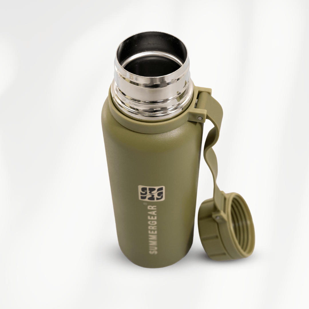 RVS Drinkfles Groen