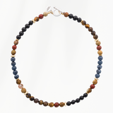 Kralen ketting heren Sunset Red