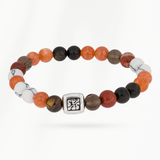 Kralen armband heren Soft Stone