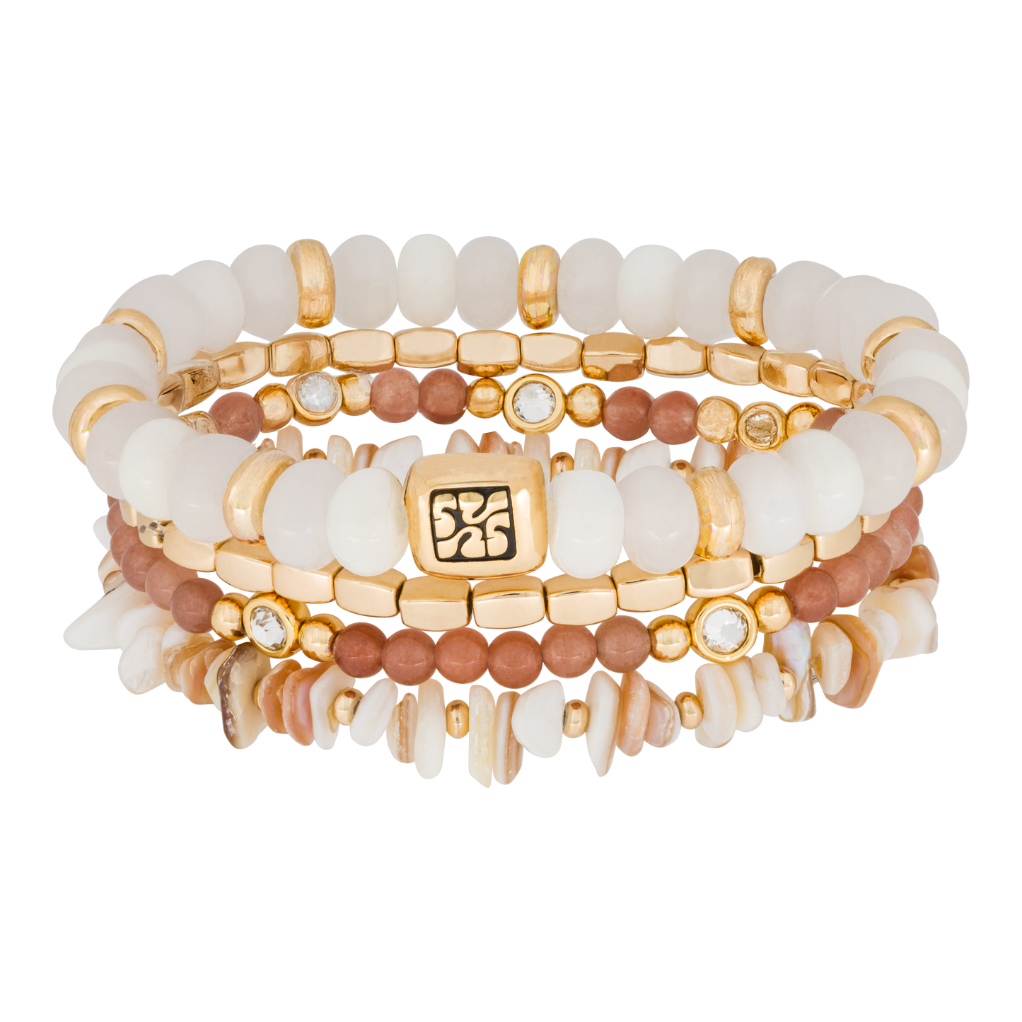 Solena armband – Pearl Blush