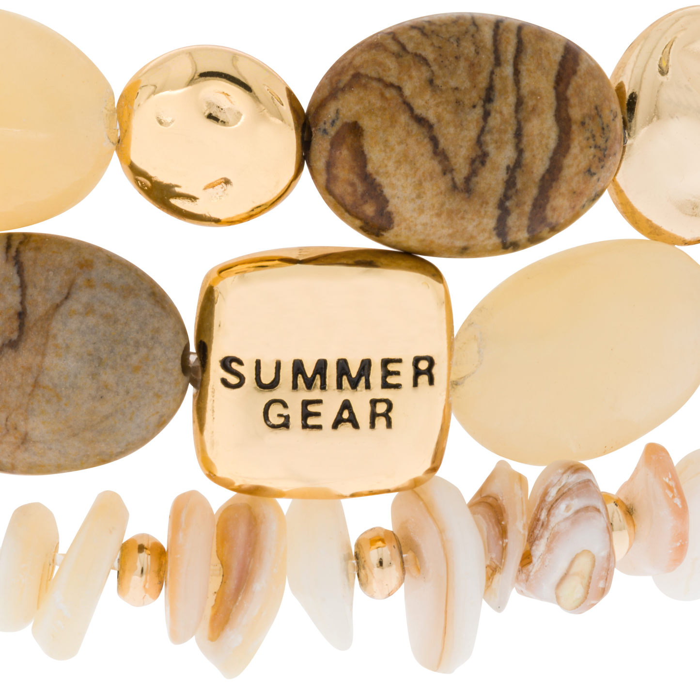 Solena armband – Sand Shell
