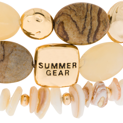 Solena armband – Sand Shell