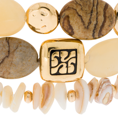 Solena armband – Sand Shell