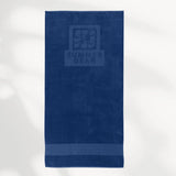 Strandlaken 100x200 cm Blauw