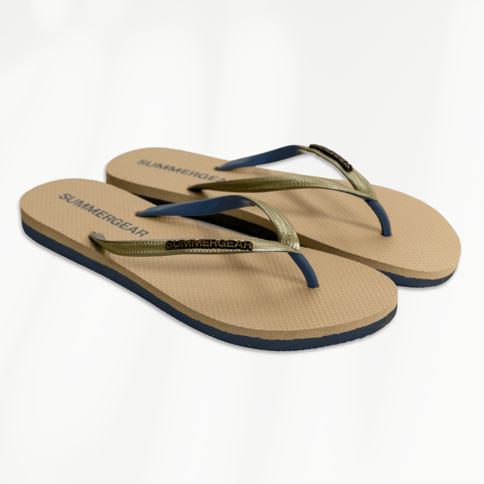 Teenslippers Slim Fit Goud/Grijs