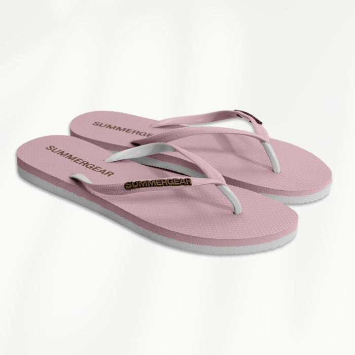 Teenslippers Slim Fit Roze/Wit