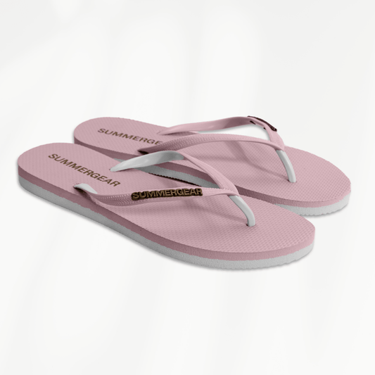 Teenslippers Slim Fit Roze/Wit
